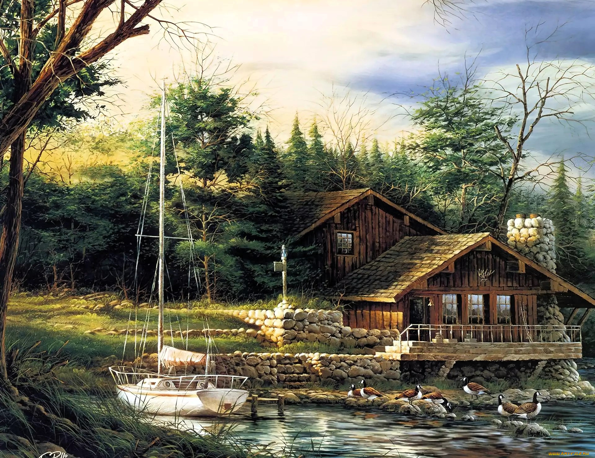 , terry redlin, , , , , 